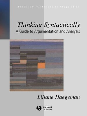 cover image of Thinking Syntactically